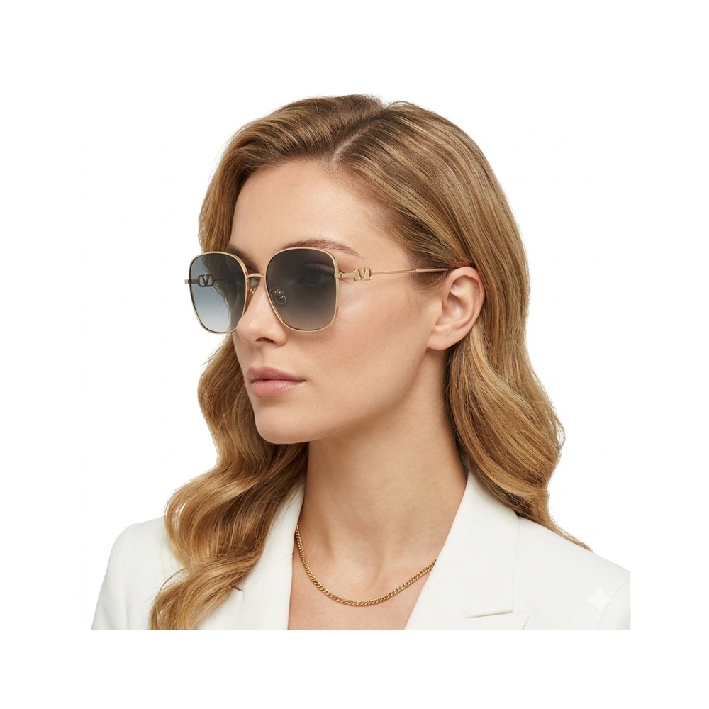 Valentino VG0042SK Sunglasses 1 Gold Metal